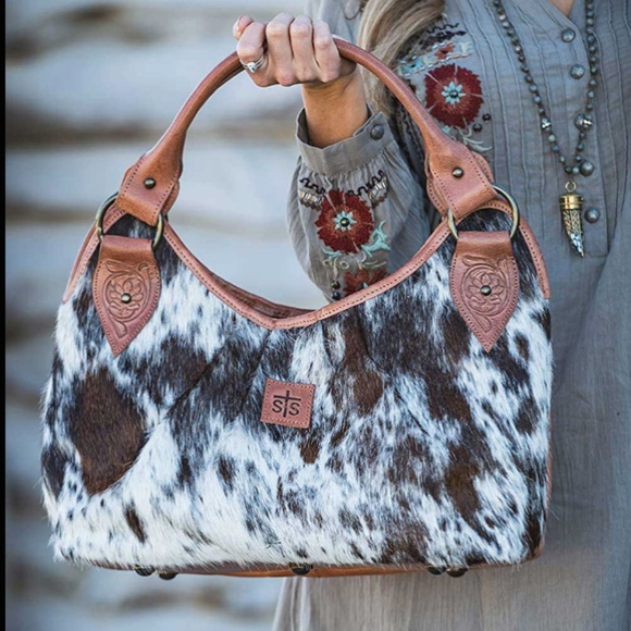 NWT - Yipee Kiyay Cowhide Hobo by STS - Picture 11 of 11